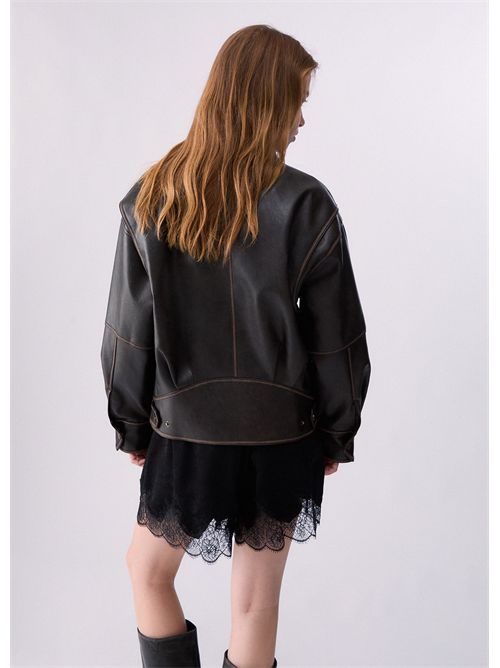 Bomber oversize in tessuto spalmato LIU JO | WF6194E1106/91419